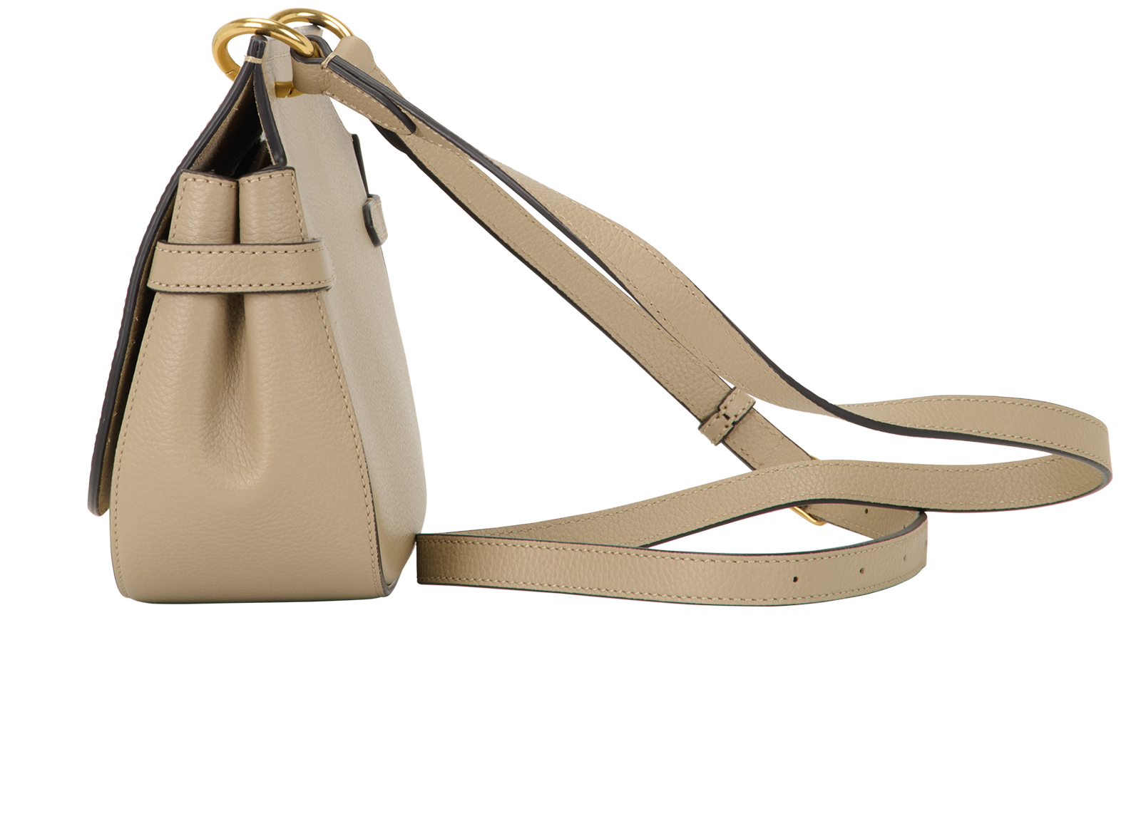 Small Amberley, &pound;420, Handbags, Taupe, Leather, Bottom view
